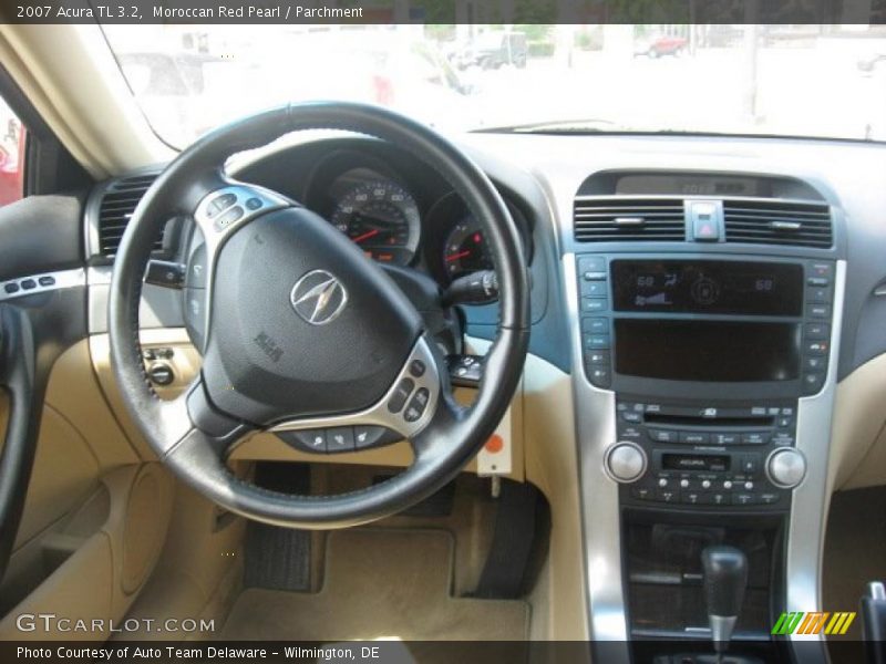 Moroccan Red Pearl / Parchment 2007 Acura TL 3.2