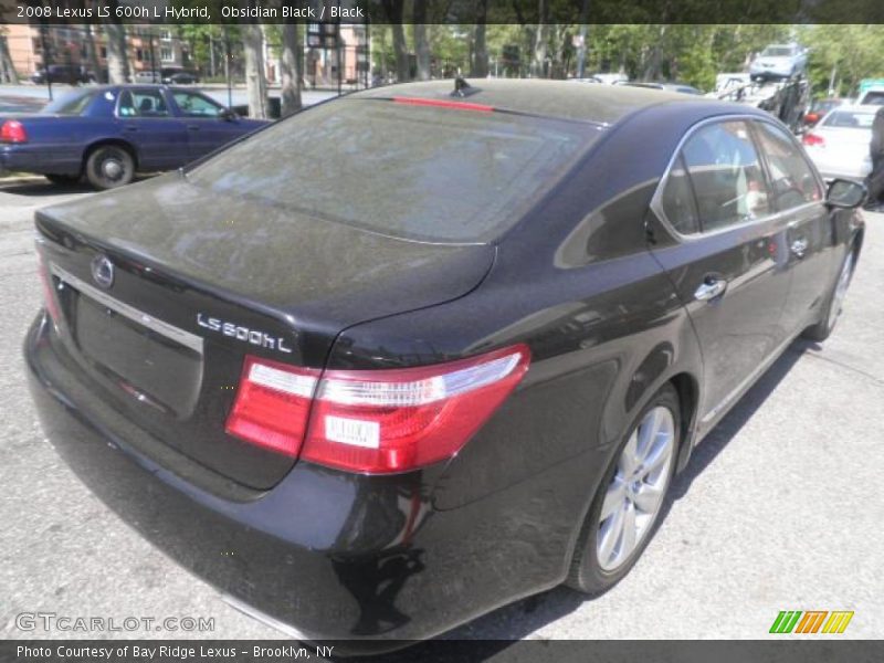 Obsidian Black / Black 2008 Lexus LS 600h L Hybrid