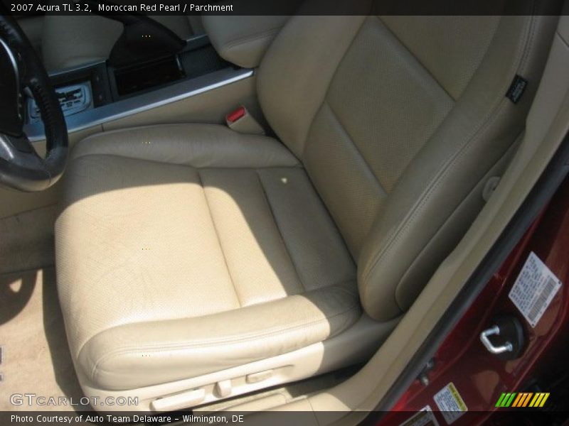 Moroccan Red Pearl / Parchment 2007 Acura TL 3.2