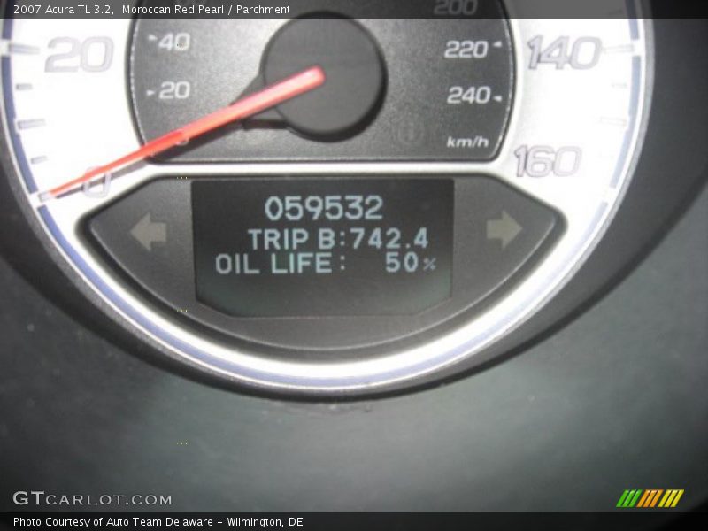 Moroccan Red Pearl / Parchment 2007 Acura TL 3.2