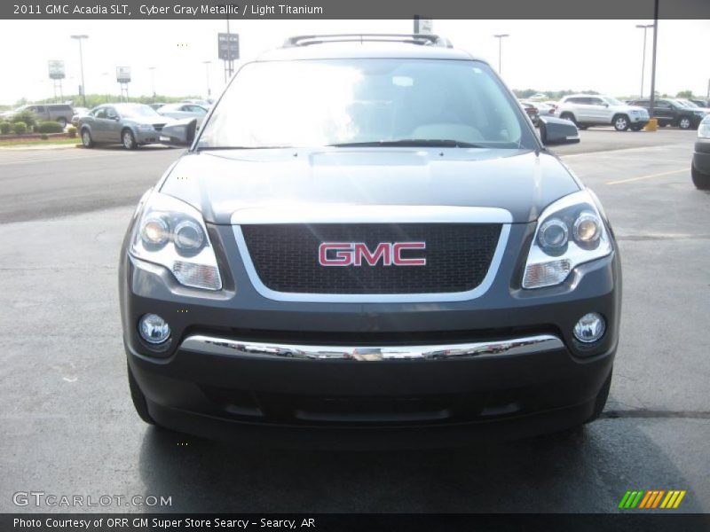 Cyber Gray Metallic / Light Titanium 2011 GMC Acadia SLT