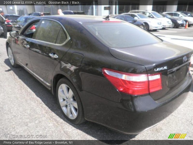 Obsidian Black / Black 2008 Lexus LS 600h L Hybrid