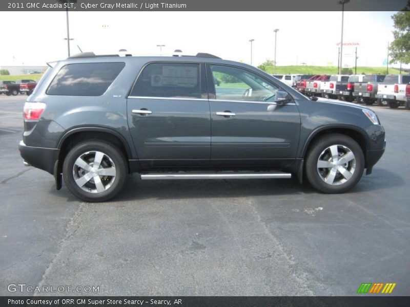 Cyber Gray Metallic / Light Titanium 2011 GMC Acadia SLT