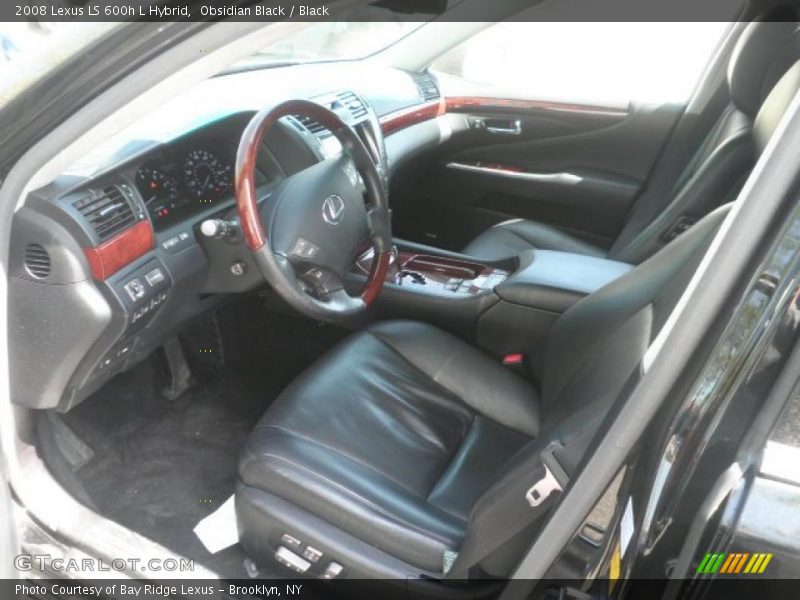 Obsidian Black / Black 2008 Lexus LS 600h L Hybrid