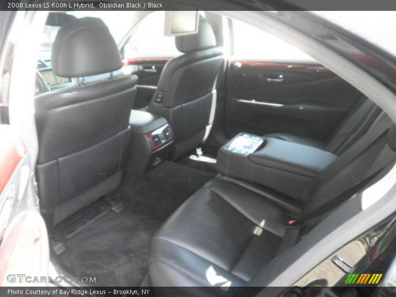 Obsidian Black / Black 2008 Lexus LS 600h L Hybrid