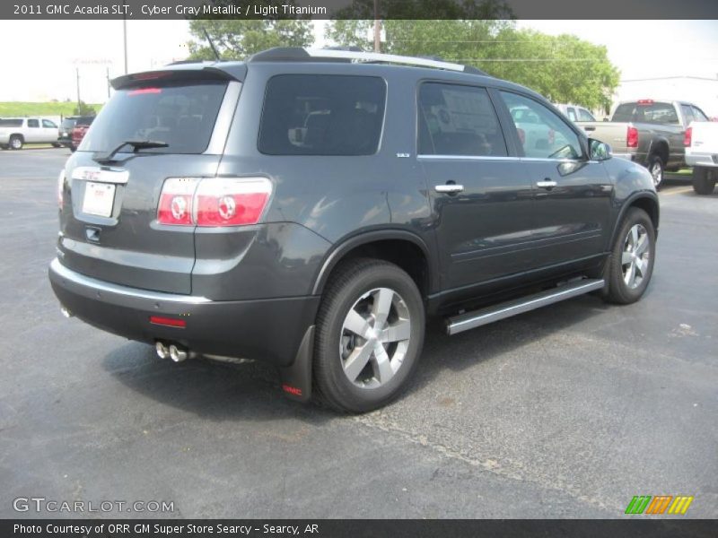 Cyber Gray Metallic / Light Titanium 2011 GMC Acadia SLT