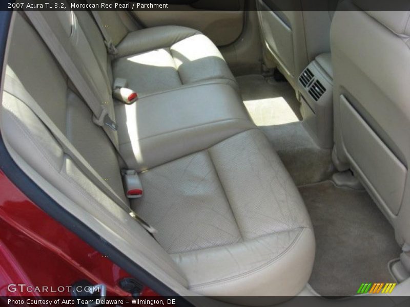 Moroccan Red Pearl / Parchment 2007 Acura TL 3.2