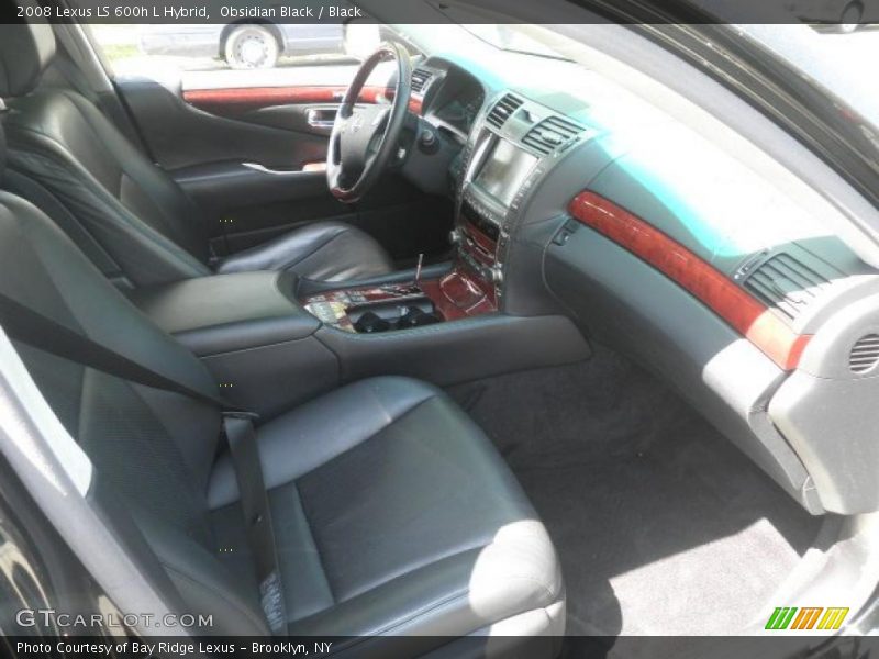 Obsidian Black / Black 2008 Lexus LS 600h L Hybrid