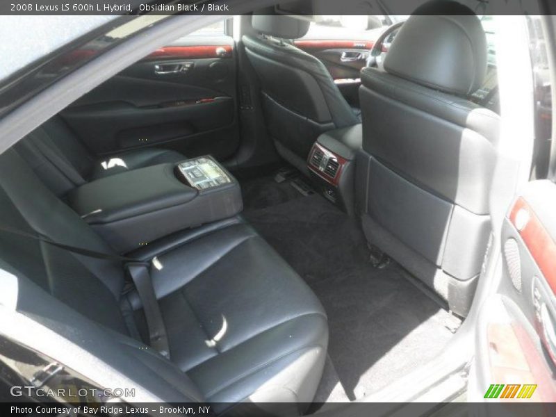 Obsidian Black / Black 2008 Lexus LS 600h L Hybrid