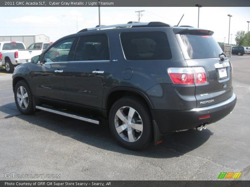 Cyber Gray Metallic / Light Titanium 2011 GMC Acadia SLT