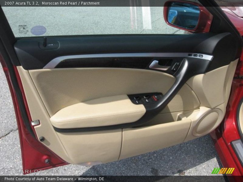 Moroccan Red Pearl / Parchment 2007 Acura TL 3.2