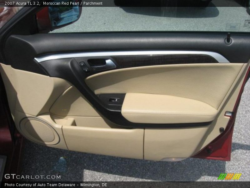 Moroccan Red Pearl / Parchment 2007 Acura TL 3.2