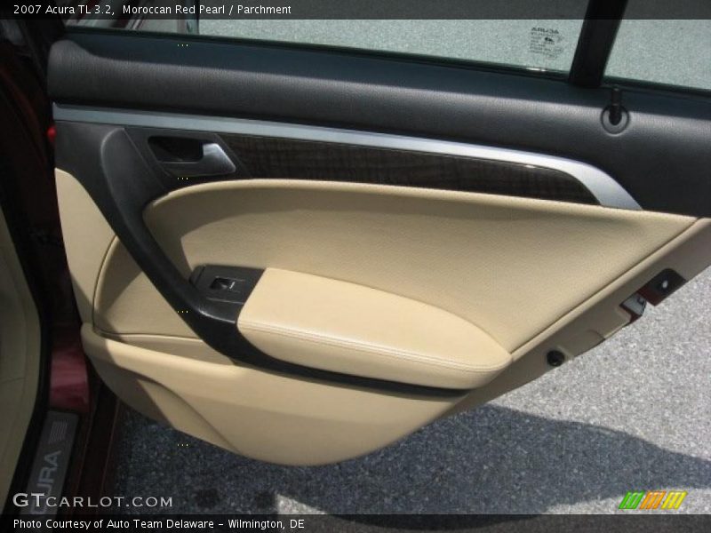 Moroccan Red Pearl / Parchment 2007 Acura TL 3.2