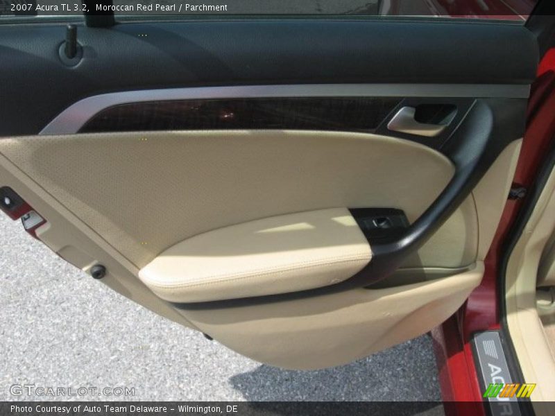 Moroccan Red Pearl / Parchment 2007 Acura TL 3.2