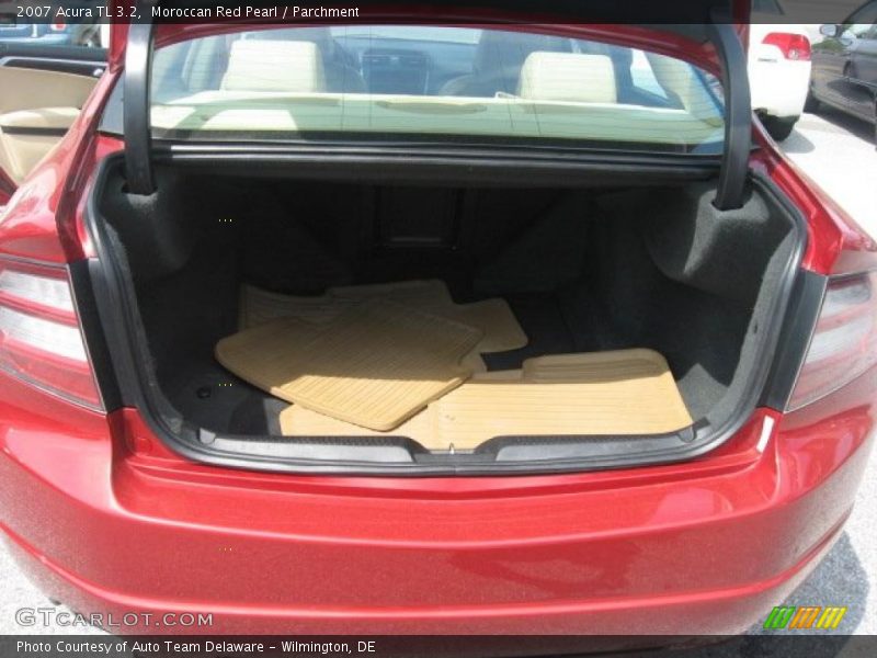 Moroccan Red Pearl / Parchment 2007 Acura TL 3.2