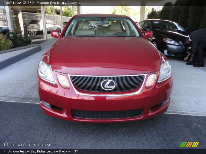 Matador Red Mica / Cashmere 2007 Lexus GS 350