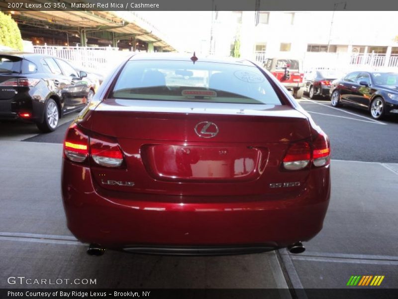 Matador Red Mica / Cashmere 2007 Lexus GS 350