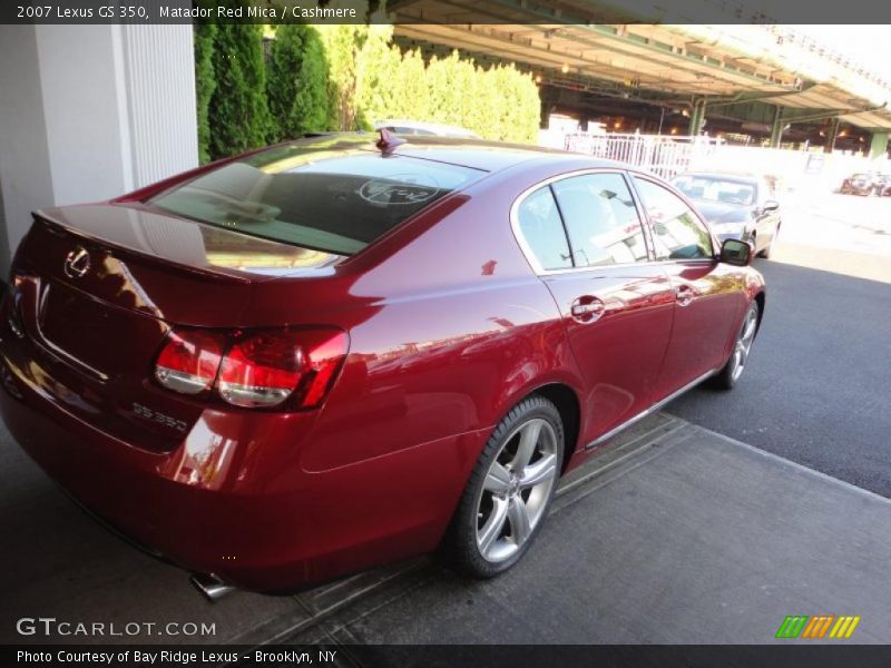 Matador Red Mica / Cashmere 2007 Lexus GS 350