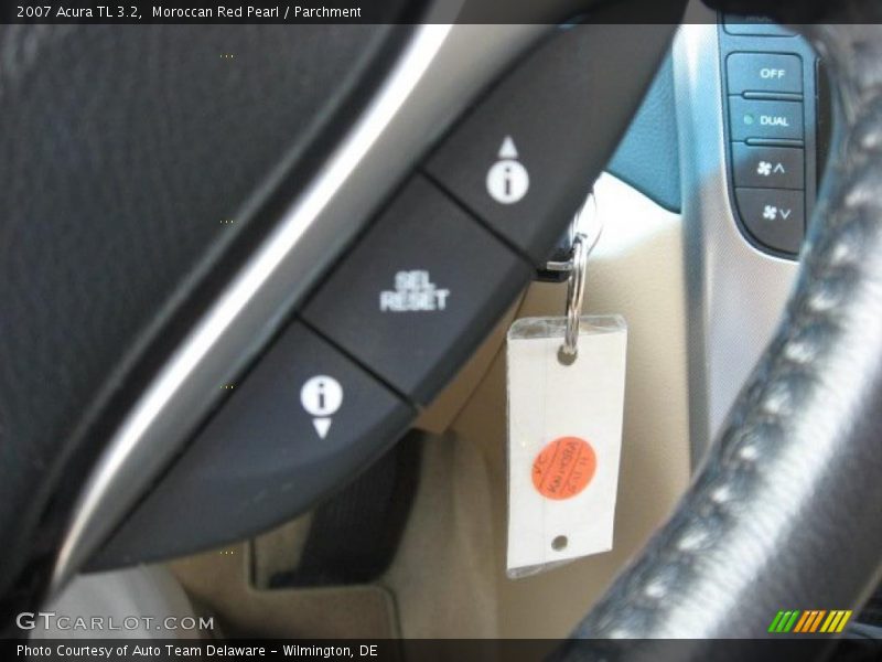 Moroccan Red Pearl / Parchment 2007 Acura TL 3.2