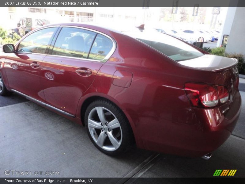 Matador Red Mica / Cashmere 2007 Lexus GS 350