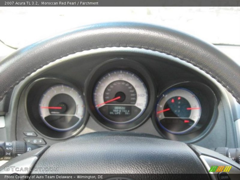 Moroccan Red Pearl / Parchment 2007 Acura TL 3.2