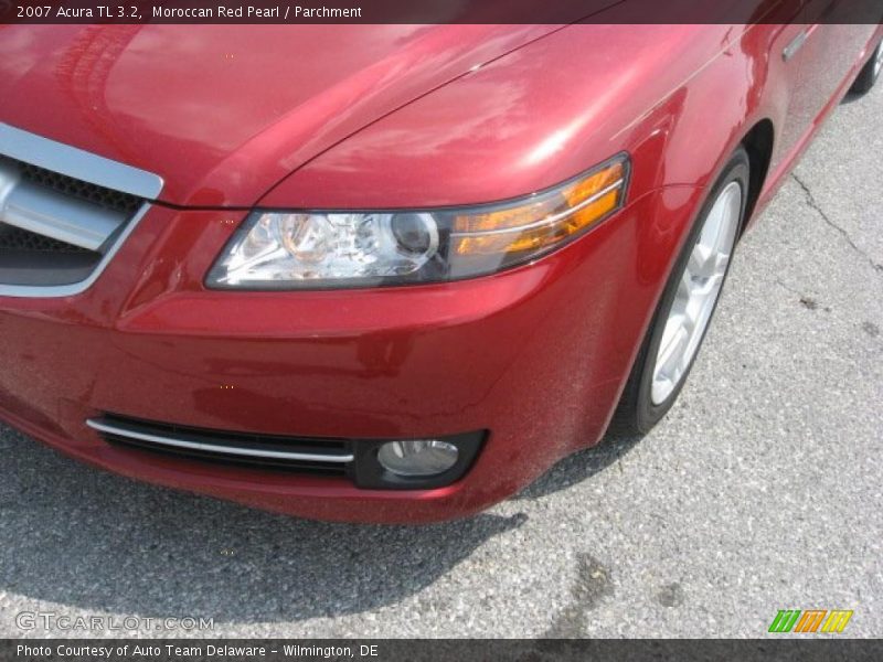 Moroccan Red Pearl / Parchment 2007 Acura TL 3.2