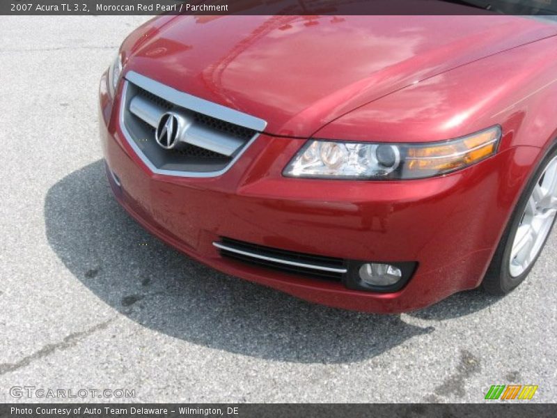 Moroccan Red Pearl / Parchment 2007 Acura TL 3.2
