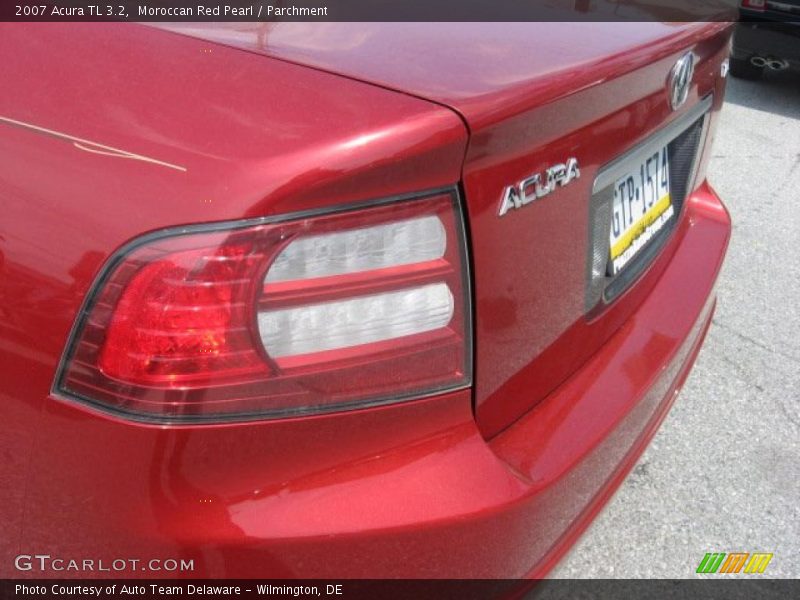 Moroccan Red Pearl / Parchment 2007 Acura TL 3.2