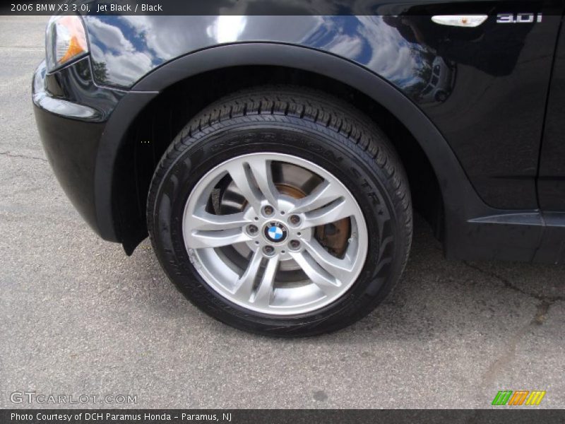 Jet Black / Black 2006 BMW X3 3.0i