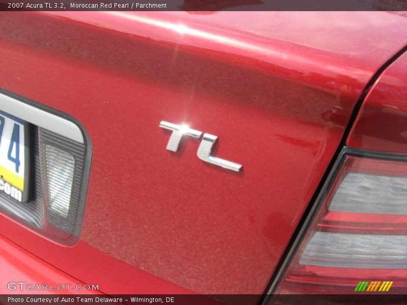 Moroccan Red Pearl / Parchment 2007 Acura TL 3.2