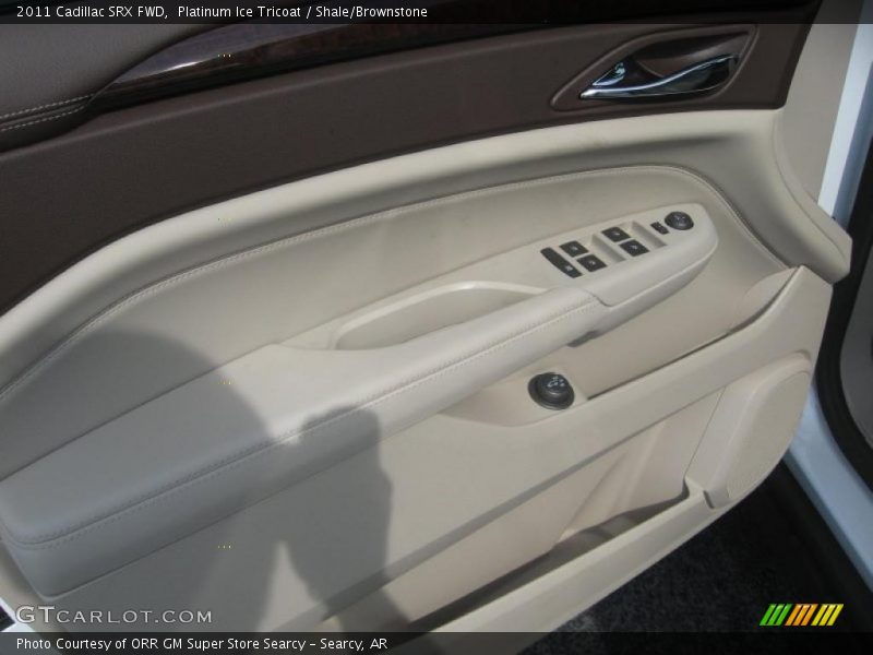 Platinum Ice Tricoat / Shale/Brownstone 2011 Cadillac SRX FWD