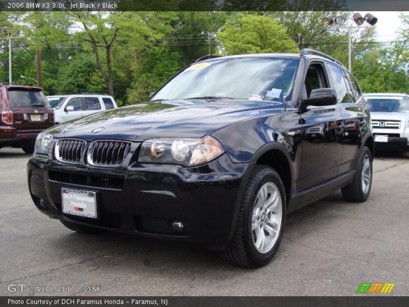 Jet Black / Black 2006 BMW X3 3.0i