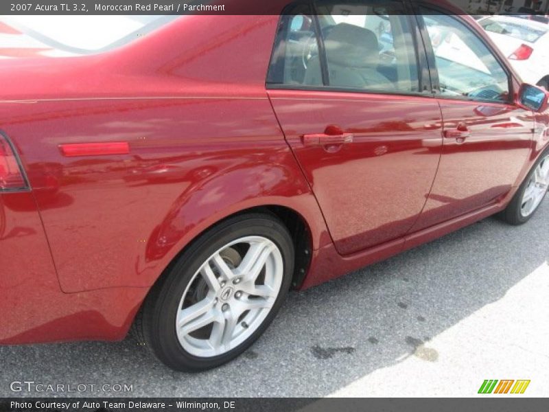 Moroccan Red Pearl / Parchment 2007 Acura TL 3.2