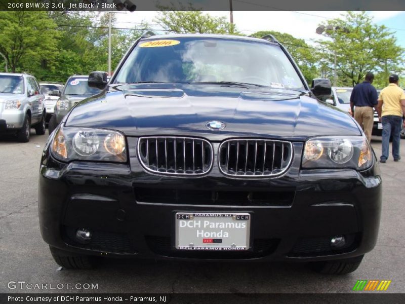 Jet Black / Black 2006 BMW X3 3.0i
