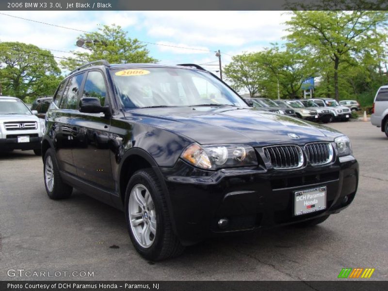 Jet Black / Black 2006 BMW X3 3.0i