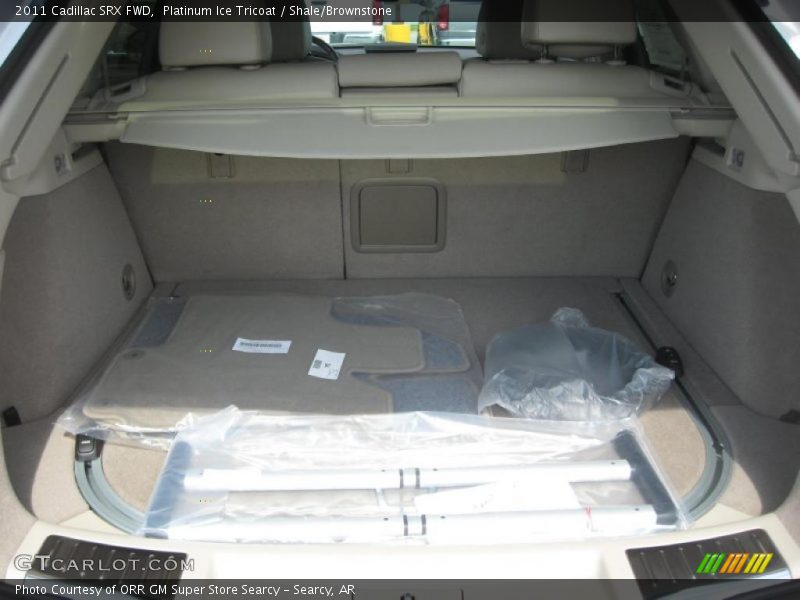 Platinum Ice Tricoat / Shale/Brownstone 2011 Cadillac SRX FWD