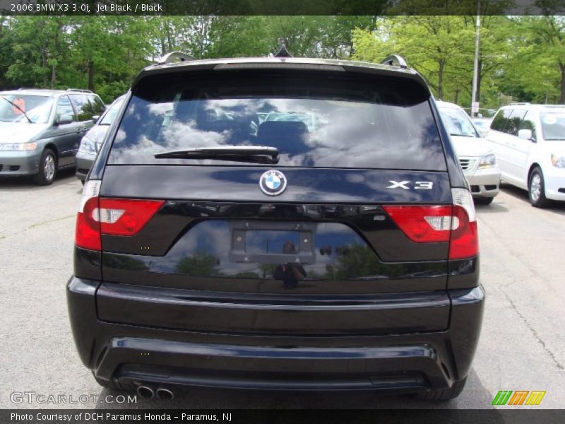 Jet Black / Black 2006 BMW X3 3.0i