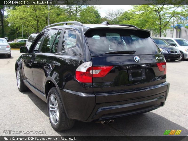 Jet Black / Black 2006 BMW X3 3.0i