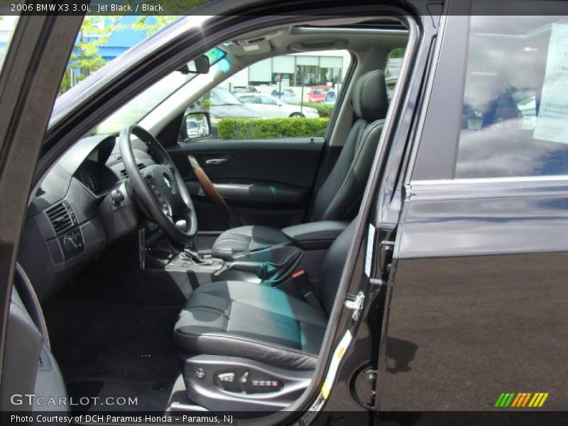 Jet Black / Black 2006 BMW X3 3.0i