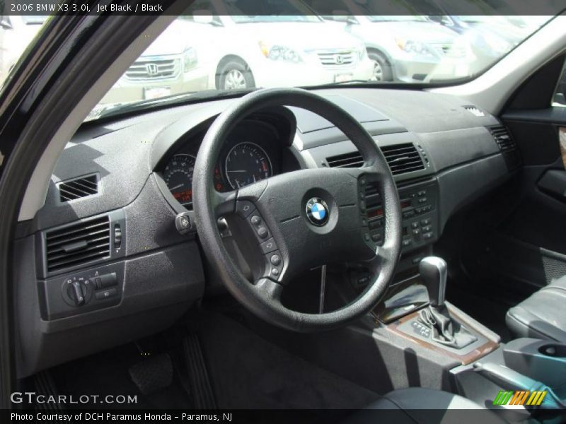 Jet Black / Black 2006 BMW X3 3.0i