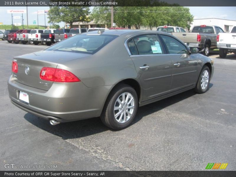Light Bronze Metallic / Cocoa/Cashmere 2011 Buick Lucerne CXL