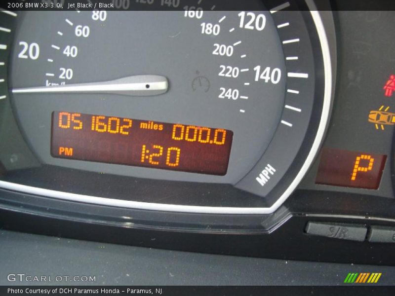 Jet Black / Black 2006 BMW X3 3.0i