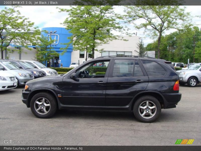 Jet Black / Black 2003 BMW X5 3.0i