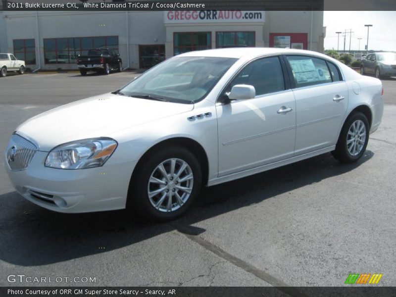 White Diamond TriCoat / Cocoa/Cashmere 2011 Buick Lucerne CXL