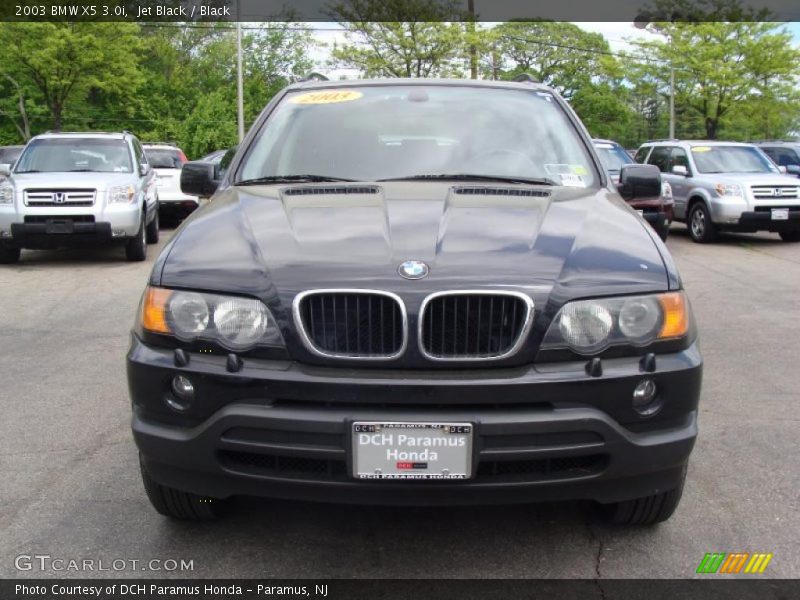 Jet Black / Black 2003 BMW X5 3.0i