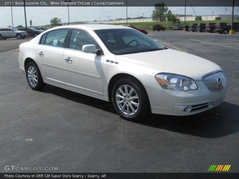 White Diamond TriCoat / Cocoa/Cashmere 2011 Buick Lucerne CXL