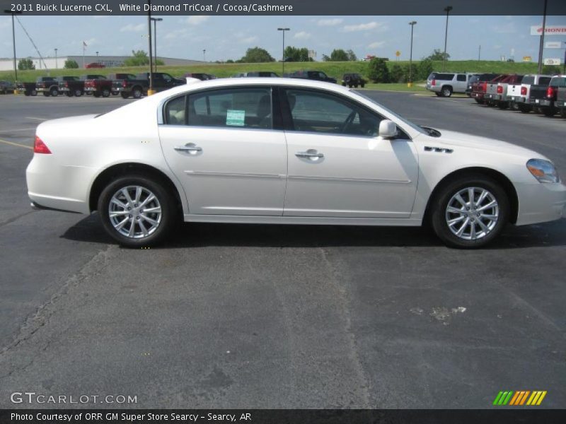 White Diamond TriCoat / Cocoa/Cashmere 2011 Buick Lucerne CXL