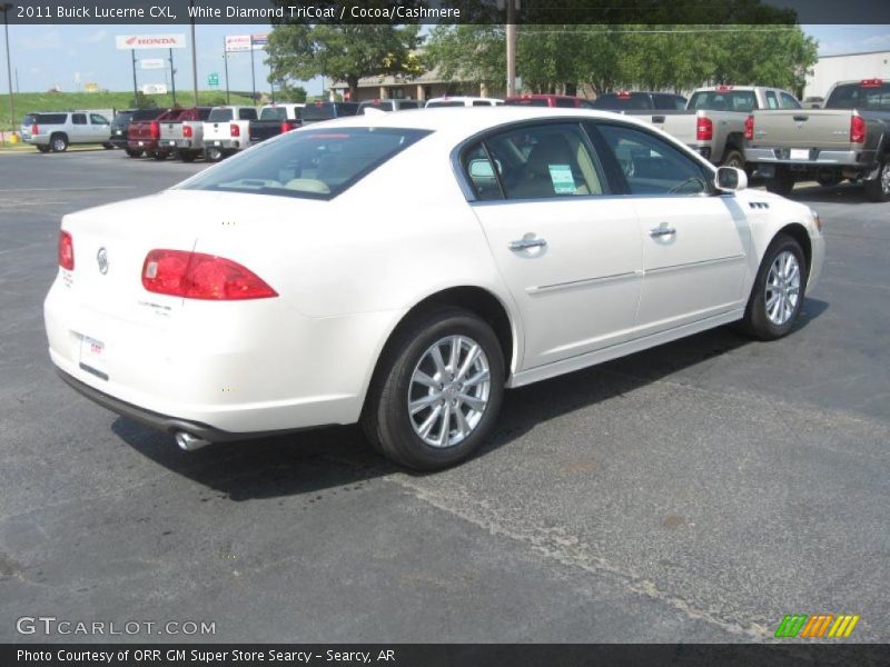 White Diamond TriCoat / Cocoa/Cashmere 2011 Buick Lucerne CXL