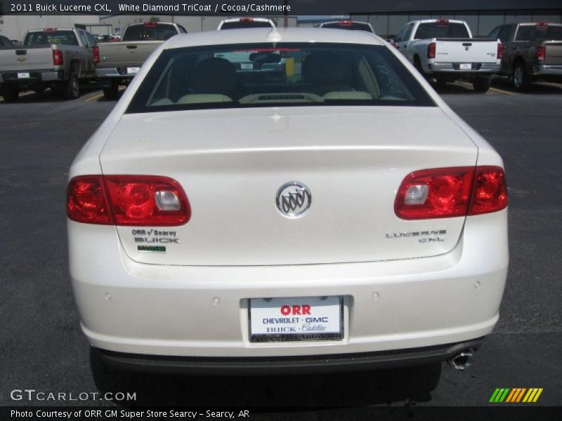 White Diamond TriCoat / Cocoa/Cashmere 2011 Buick Lucerne CXL
