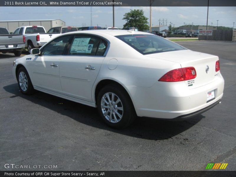 White Diamond TriCoat / Cocoa/Cashmere 2011 Buick Lucerne CXL